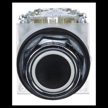  BOUTON POUSSOIR NOIR DIAM 