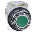  BOUTON POUSSOIR VERT DIAM 