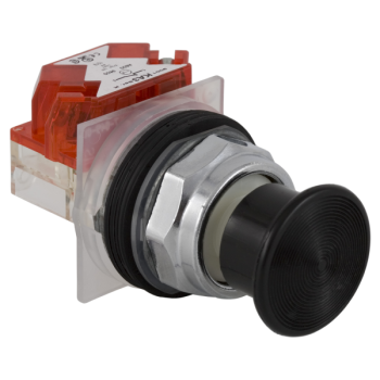  BOUTON POUSSOIR NOIR DIAM 