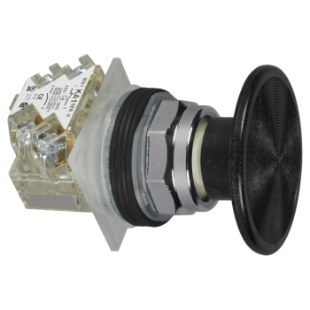  BOUTONPOUSSOIR NOIR DIAM 