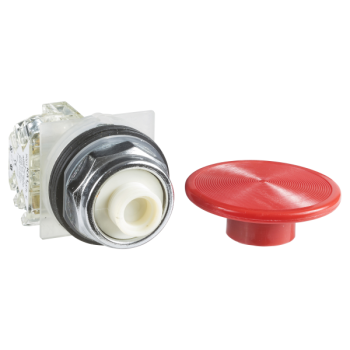  BOUTON POUSSOIR ROUGE DIA 