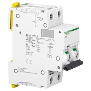  Acti9 iC60N disj 2P 13A crbe C 