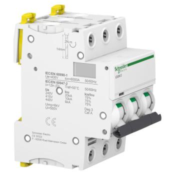  Acti9 iC60N disj 3P 10A crbe D 