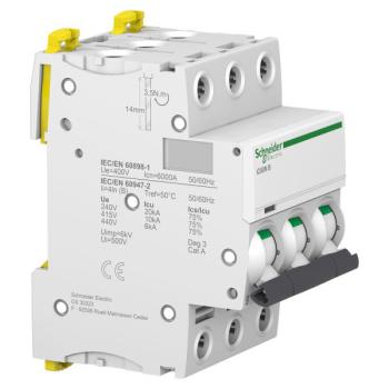  Acti9 iC60N disj 3P 63A crbe B 