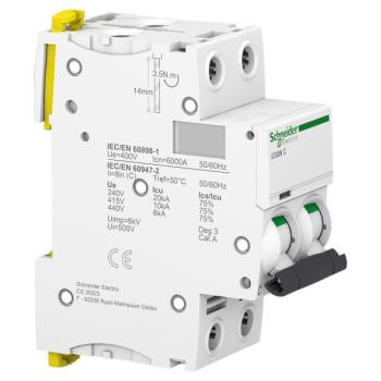  Acti9 iC60N disj 2P 40A crbe C 