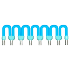  PEIGNE SOUPLE COM DC BLEU 