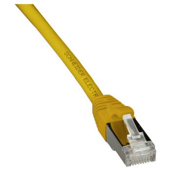  CORDON SFTP CAT6A 0,5m Jaune 