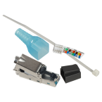  Plug male RJ45 STP Cat 6A 