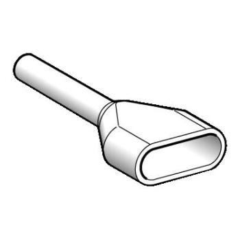  Embout D moyen 0,5mm� blanc NF 