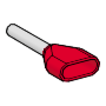  Embout D moyen 1mm� rouge DIN 