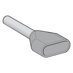  Embout D moyen 2,5mm� gris NF 