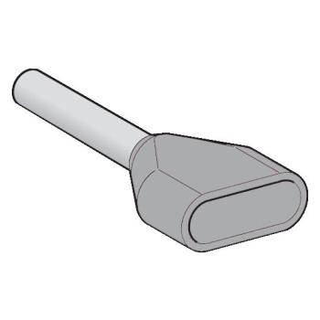  Embout D moyen 2,5mm� gris NF 