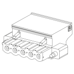  2 BORNIERS ALIM RESSORT 