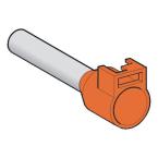  Embout E moyen 4mm� orange NF 