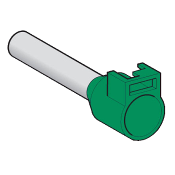  Embout E moyen 6mm� vert NF 