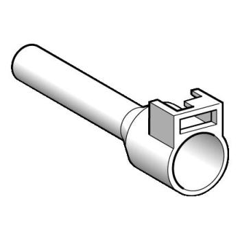  Embout E moyen 16mm� blanc NF 