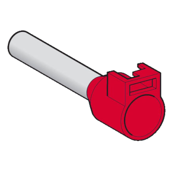  Embout E moyen 35mm� rouge NF 