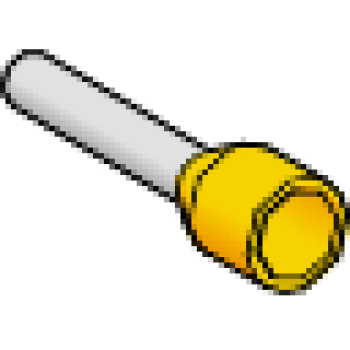  Embout moyen 0,25mm� jaune NF 