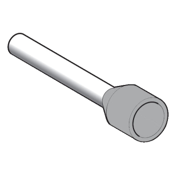  Embout long 2,5mm� gris NF 