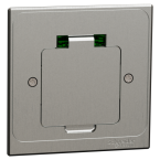  Prise sol equip carr�e m�tal 