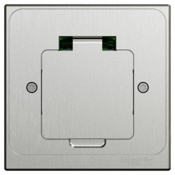  Prise sol equip carr�e m�tal 