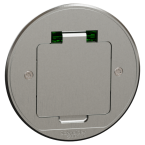  Prise sol equip ronde m�tal 