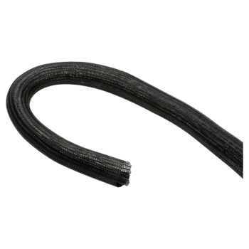  Gaine-c�ble tissu L noir 