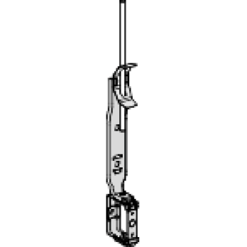  �trier r�glable tige filt�e M6 