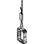  Etrier univ.et cable acier 3 m 