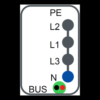  connect.d�r.16A L2+N+PE+bus 1m 