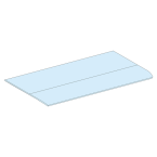  Passe-c�ble L300 IP30 RAL9003 