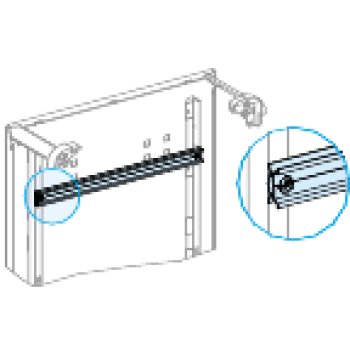  Rail en fond app. mod. L600 