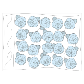  Vis autotaraud. M5 fix/chassis 