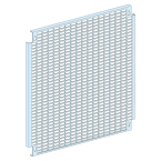  Platine perfo. mont.glissi�re 