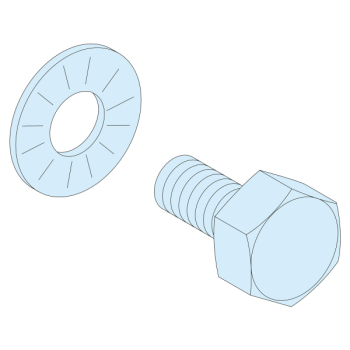  vis+rond M6x16 barre Tar.<630A 