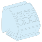 Bloc terre conn. rapide 3x16� 