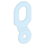  2 anneaux de levage IP55 