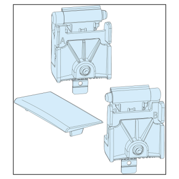  2 kits pivotement plastron 