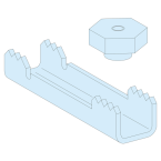  Kit fix.faux-plancher 4 brides 