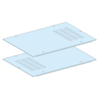  Demi-panneaux fond ventil.L800 