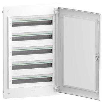  Coffret encastr�s plast 5R 24M 