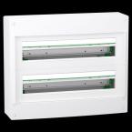  Coffret saillie plast. 2R 24M 