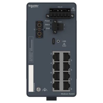  Modicon Switch ESM 8TX/1FX-MM 