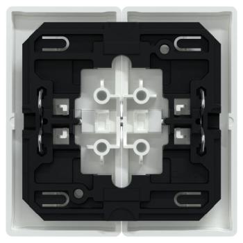  Enjoliveur double blanc lotus 