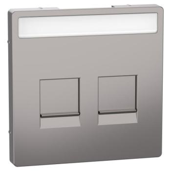  Enjo RJ45 porte-�tiq nickel 