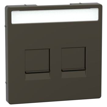  Enjo RJ45 porte-�tiq mocca 