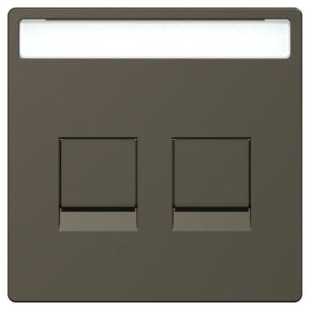  Enjo RJ45 porte-�tiq mocca 