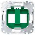  M�ca RJ45x2 Keystone vert 