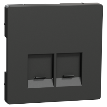  Enjo simple RJ45x2 anthracite 