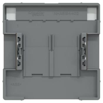  Enjo �tiquette RJ45x2 mocca 